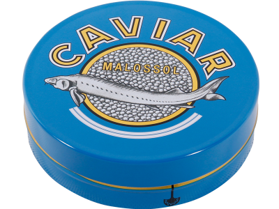 D125x35mm鱼子酱包装铁罐 食圆形品级铁罐头
