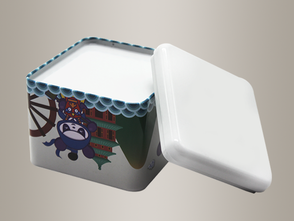 正方形礼品铁盒,创意礼品包装90*90*75mm