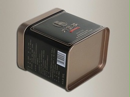 六堡茶铁盒,六堡茶保健品铁盒90x70x90mm