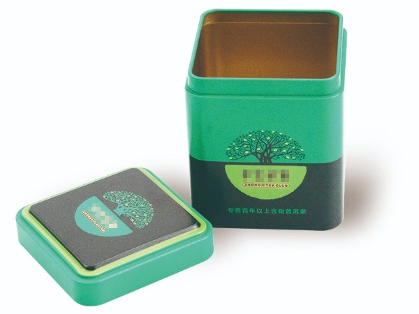 70*70*87mm马口铁方形茶叶食品包装铁罐 礼品茶叶金属包装铁盒