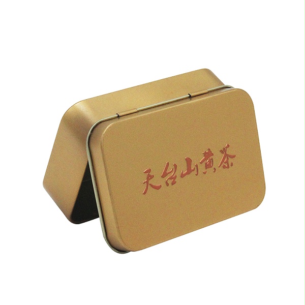 黄茶小铁盒,天台山黄茶铁盒定制