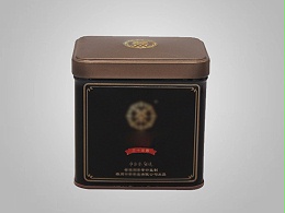 90*70*90mm方形茶叶马口铁罐 红茶包装铁皮罐