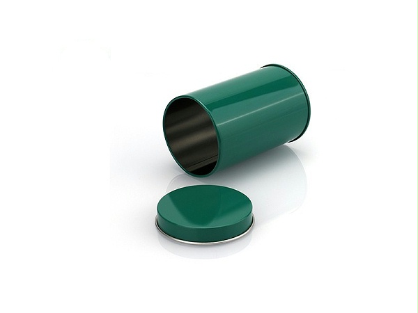 D65*100绿色小圆罐,绿色礼品圆罐定制