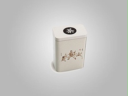 87x51x140长方形茶叶铁盒,茶叶铁罐包装定制